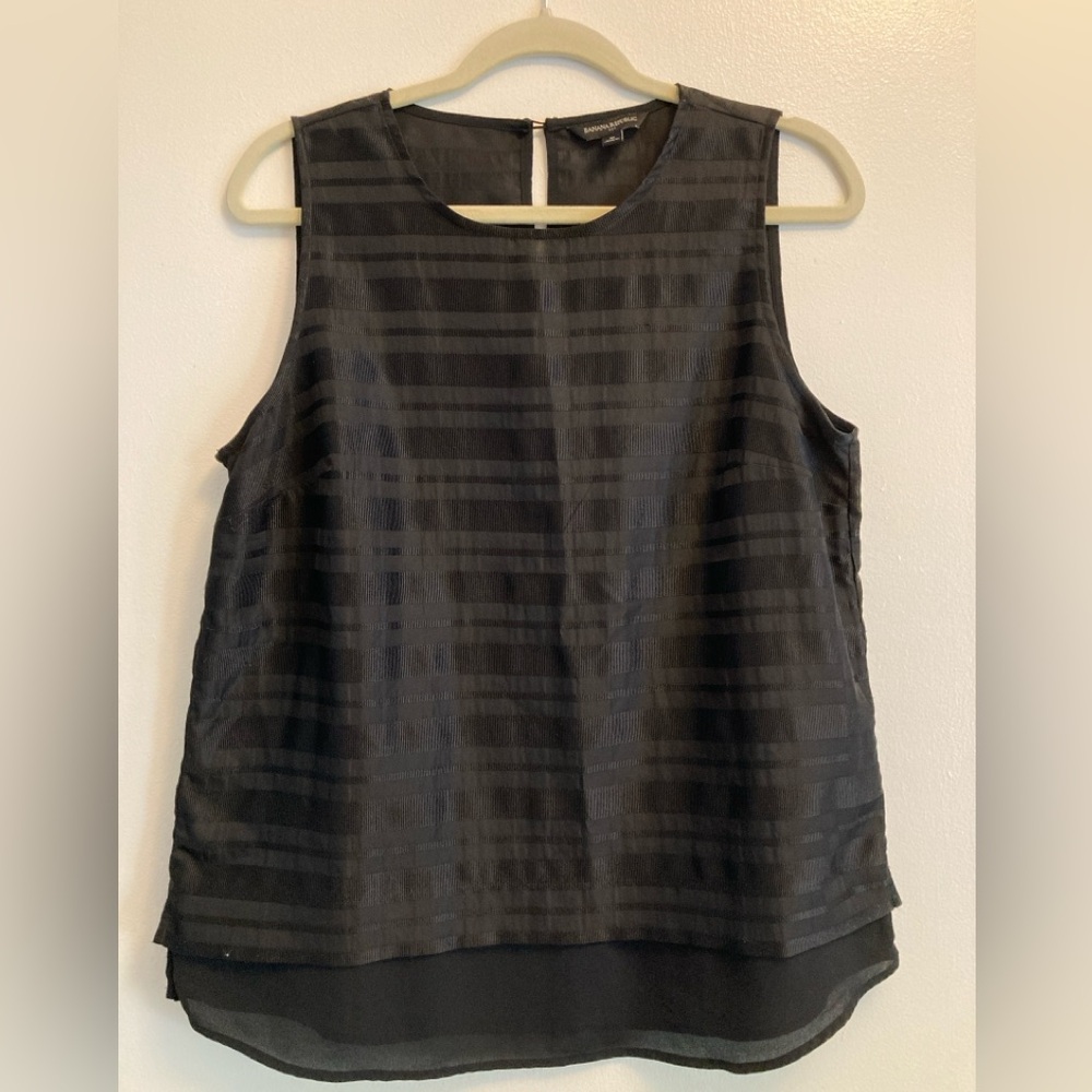 Banana Republic | Black Sleeveless Top